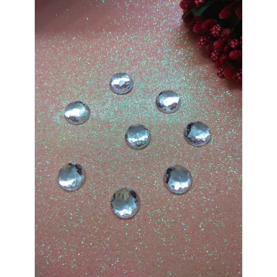 Стразы акриловые 12 мм, цена за 30 шт